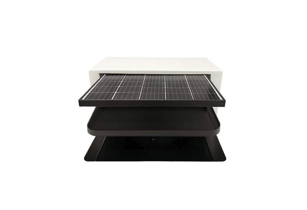 Extractor de techo con energía solar 60W