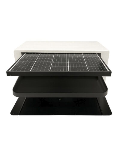 Extractor de techo con energía solar 60W