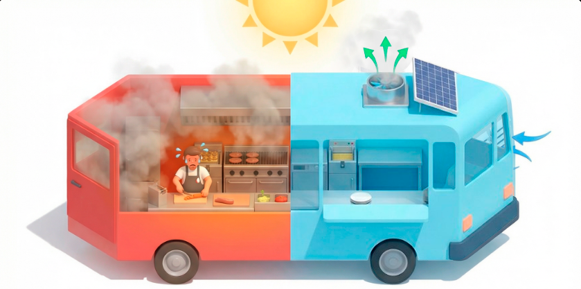 Extractor Solar en Foodtruck